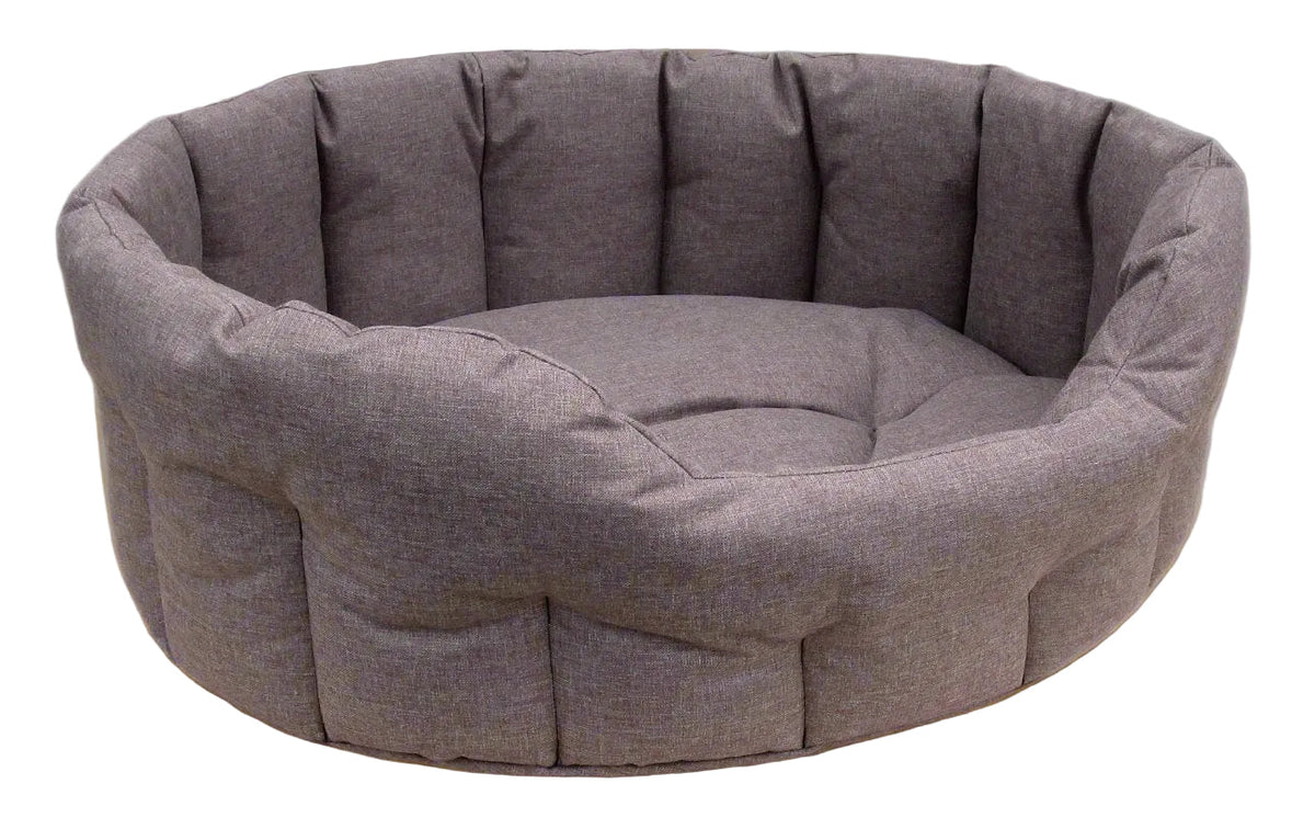 P&L Country Dog Tough Heavy Duty Oval High Sided Waterproof Dog Beds.