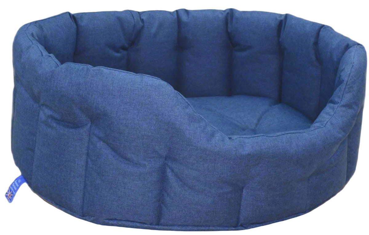 P&L Country Dog Tough Heavy Duty Oval High Sided Waterproof Dog Beds.