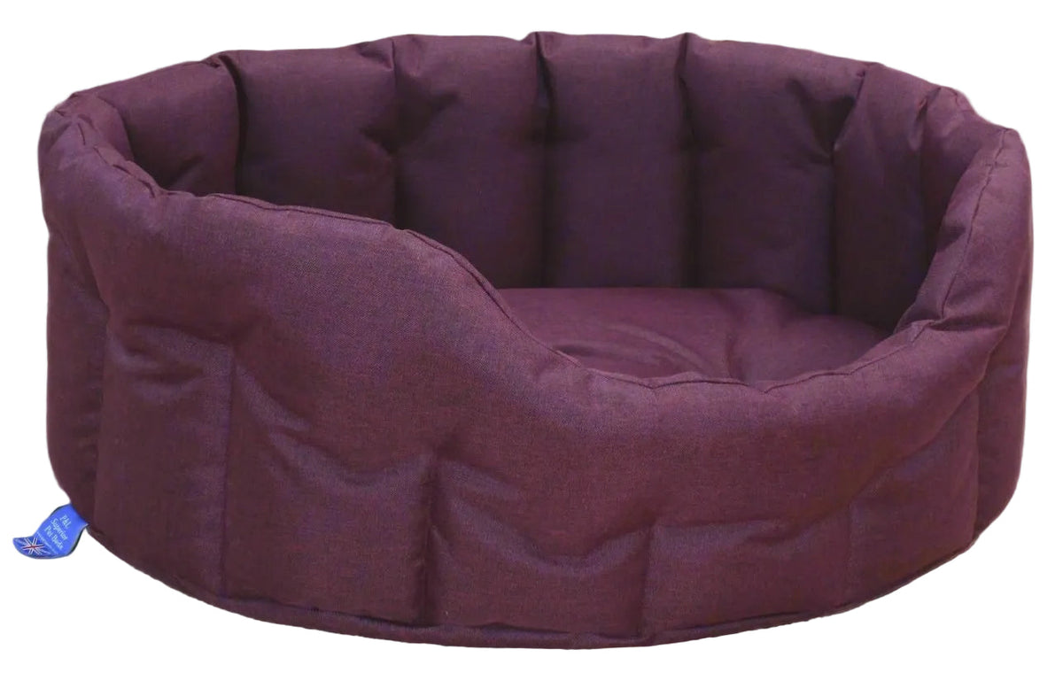 P&L Country Dog Tough Heavy Duty Oval High Sided Waterproof Dog Beds.