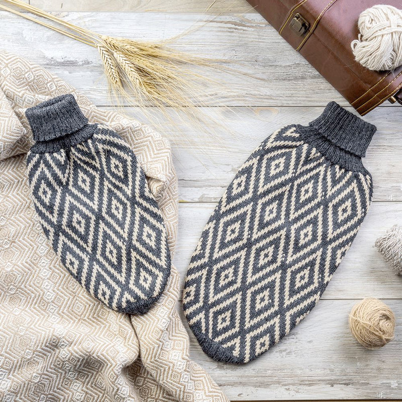 "Rhombus" Handmade Alpaca Wool Dog Jumper