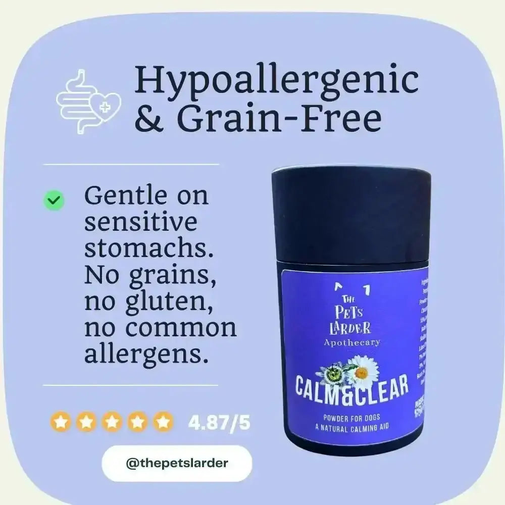 Calm & Clear – Natural Herbal Calming Supplement for Dogs