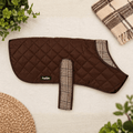 Quilted Dog Coat - Foxbury Plaid