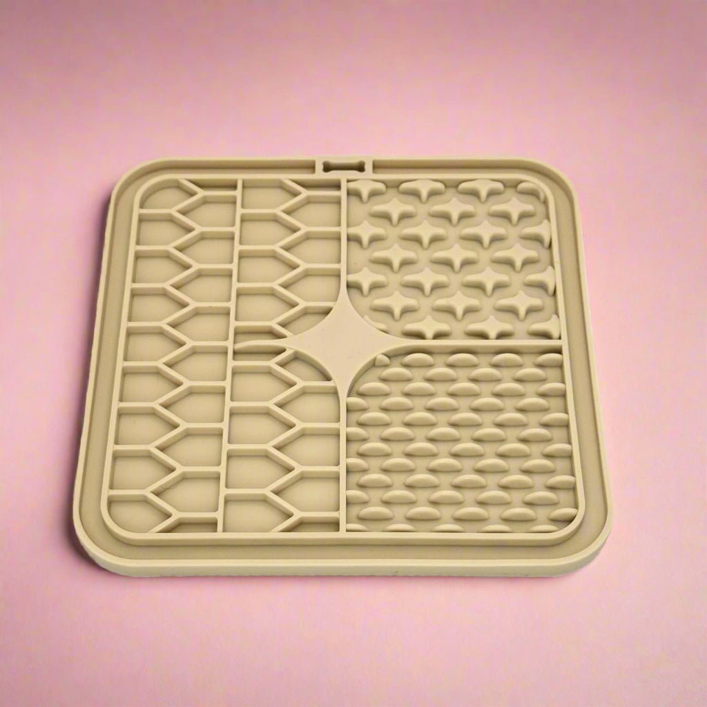Dog Lick Mat - Cream