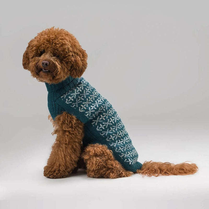 "Holiday" Handmade Alpaca Wool Dog Jumper
