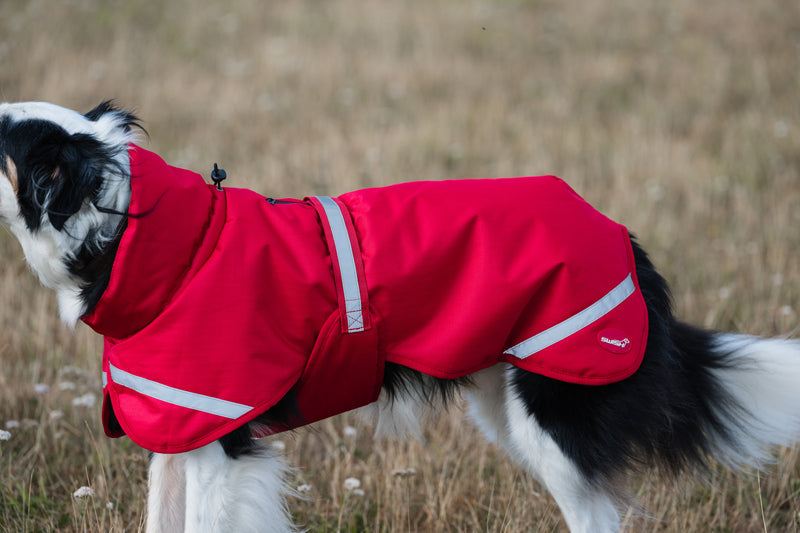 Luxe Waterproof Dog Coat 0g - Red