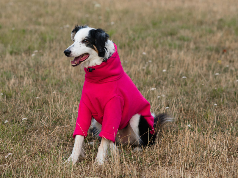 WIDE FIT Fleece Dog Jumper - Pink