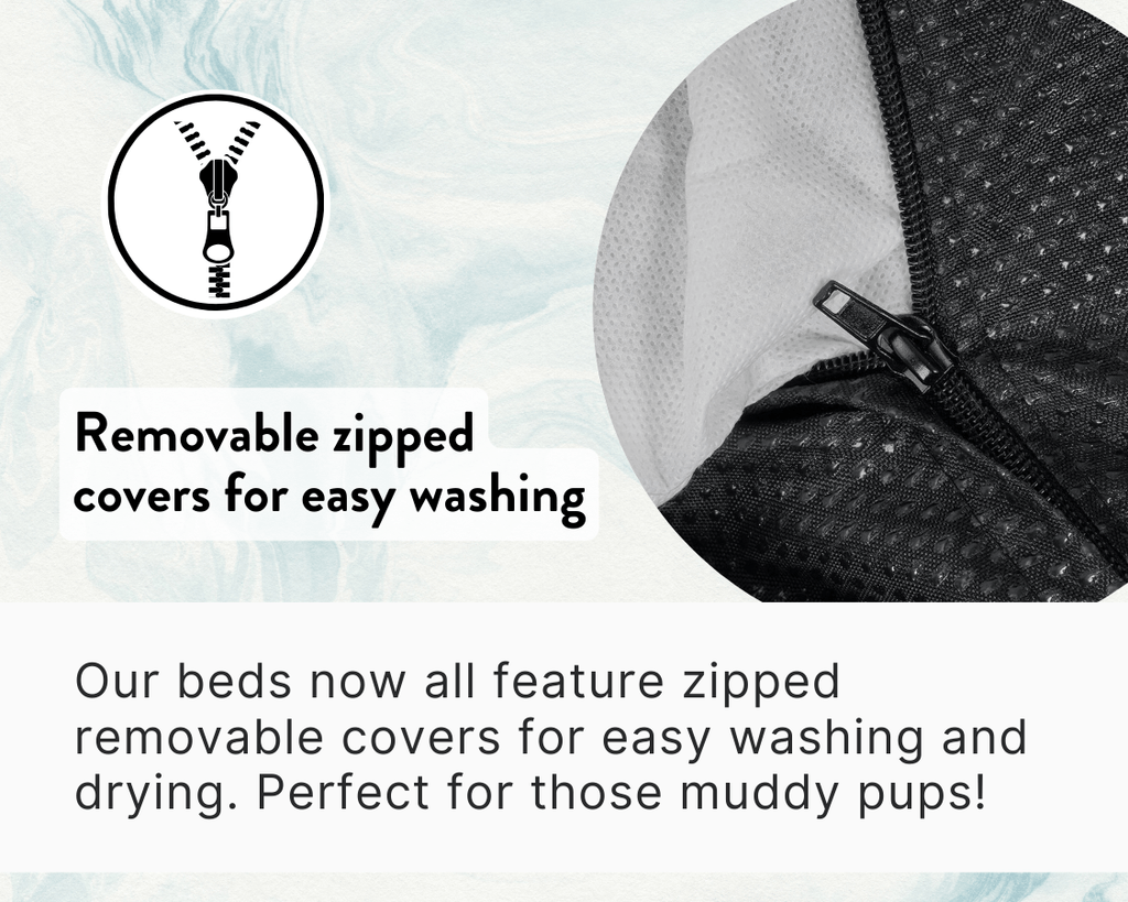 THE BALMORAL | LUXURY HERRINGBONE FLAT PILLOW DOG BED